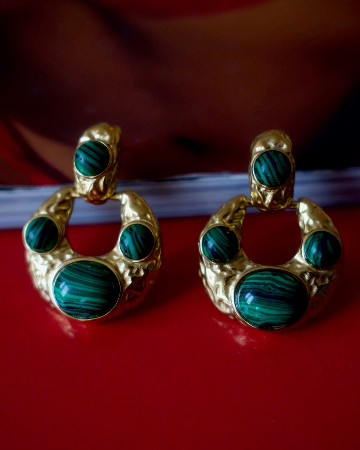 Gilded Gem Earrings