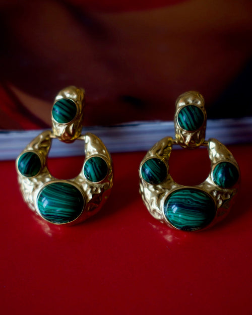 Gilded Gem Earrings