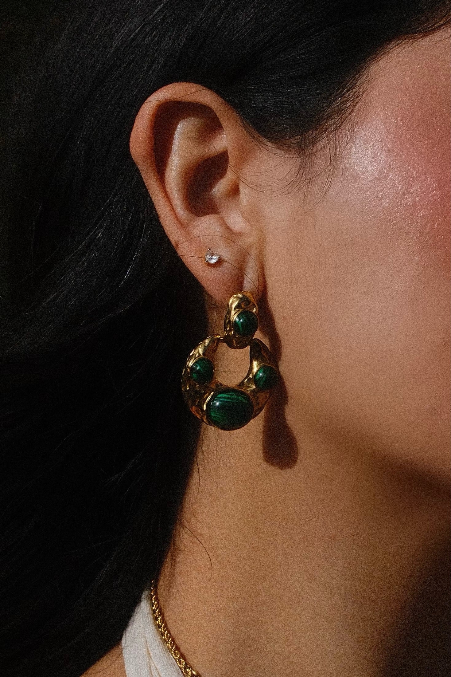 Gilded Gem Earrings