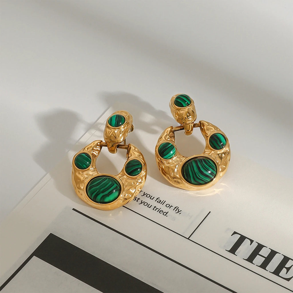 Gilded Gem Earrings