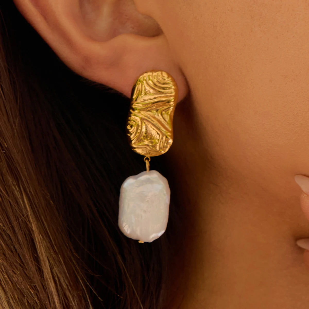 Riviera Textured Earrings